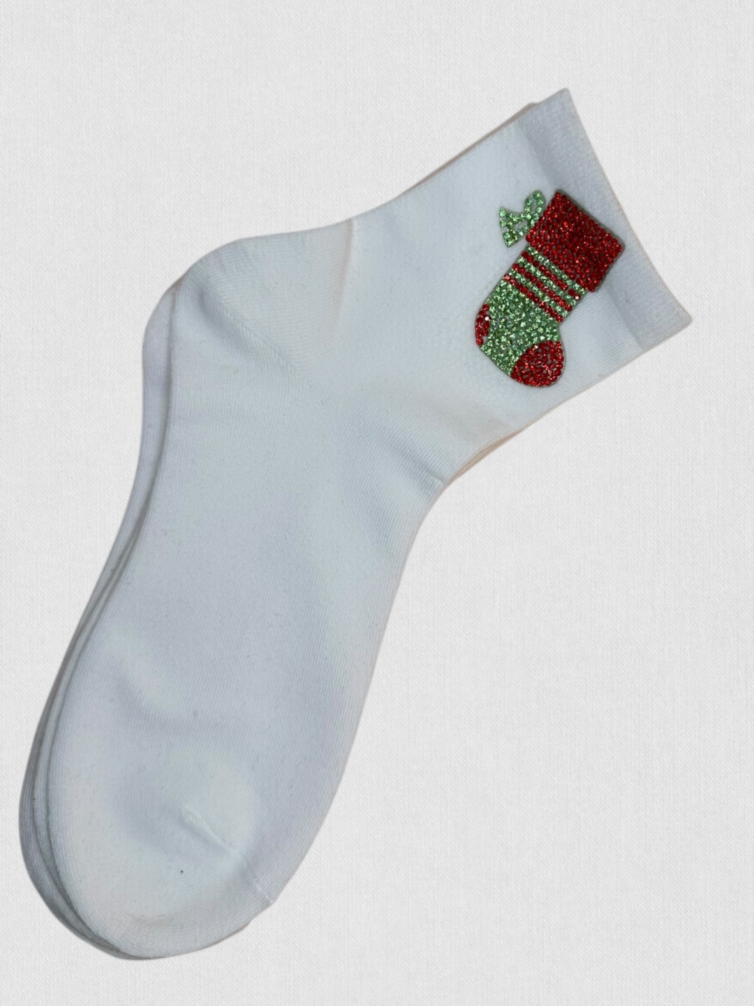 Κάλτσες με Μοτίβο Χριστουγεννιάτικης Μπότας Κάλτσες με Μοτίβο Χριστουγεννιάτικης Μπότας