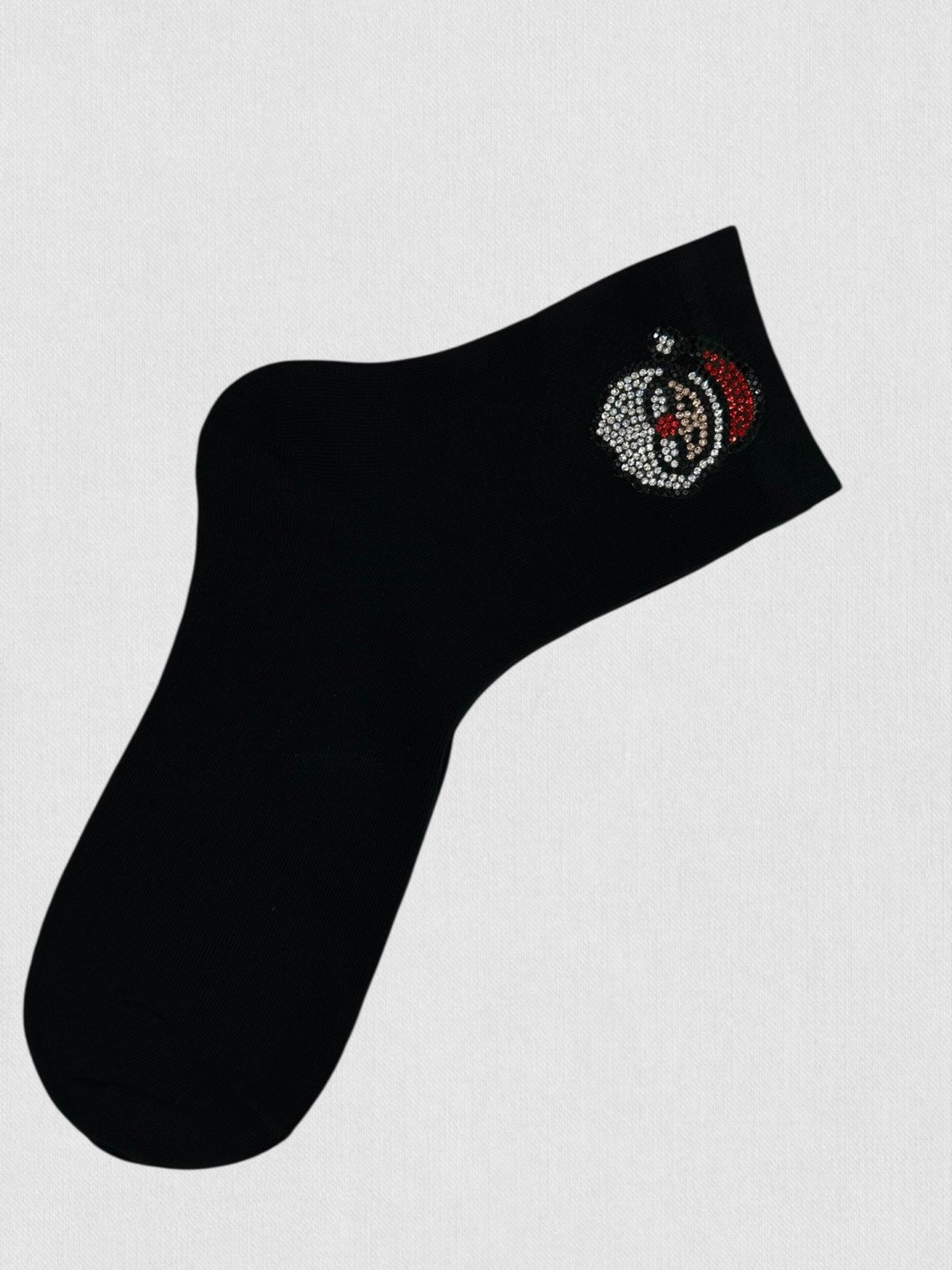 Holiday Κάλτσες με Λαμπερό Santa Σχέδιο Holiday Κάλτσες με Λαμπερό Santa Σχέδιο