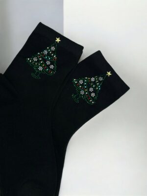 Χριστουγεννιάτικες Κάλτσες με Μοτίβο Δέντρου