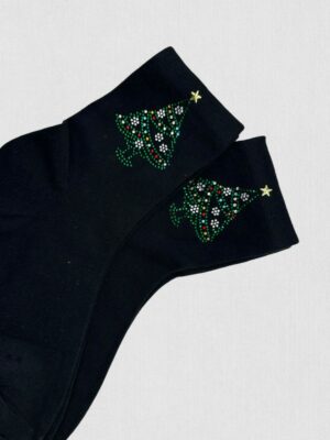 Χριστουγεννιάτικες Κάλτσες με Μοτίβο Δέντρου