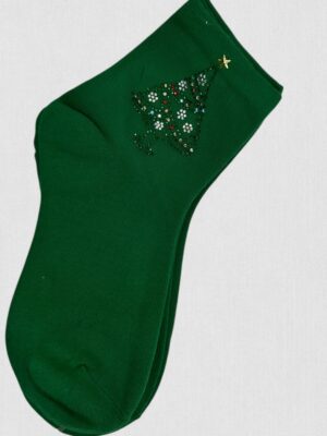 Χριστουγεννιάτικες Κάλτσες με Μοτίβο Δέντρου