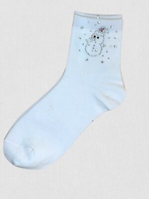Festive Κάλτσες με Sparkling Snowman Motif