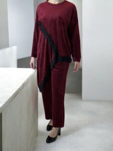 Elegant Ασύμμετρο Σετ με Εκλεπτυσμένη Δαντέλα