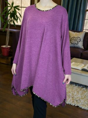 Must Have Μπλουζοφόρεμα με Λεοπάρ Λεπτομέρειες