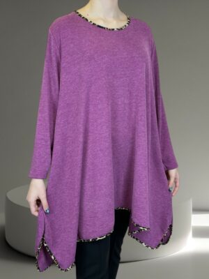 Must Have Μπλουζοφόρεμα με Λεοπάρ Λεπτομέρειες