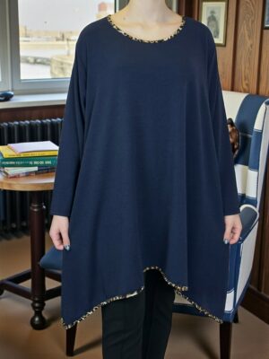 Must Have Μπλουζοφόρεμα με Λεοπάρ Λεπτομέρειες