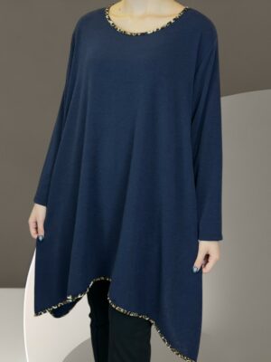 Must Have Μπλουζοφόρεμα με Λεοπάρ Λεπτομέρειες