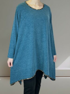 Must Have Μπλουζοφόρεμα με Λεοπάρ Λεπτομέρειες