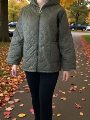 Stylish Λεπτό Καπιτονέ Μπουφάν για Εκλεπτυσμένες Εμφανίσεις