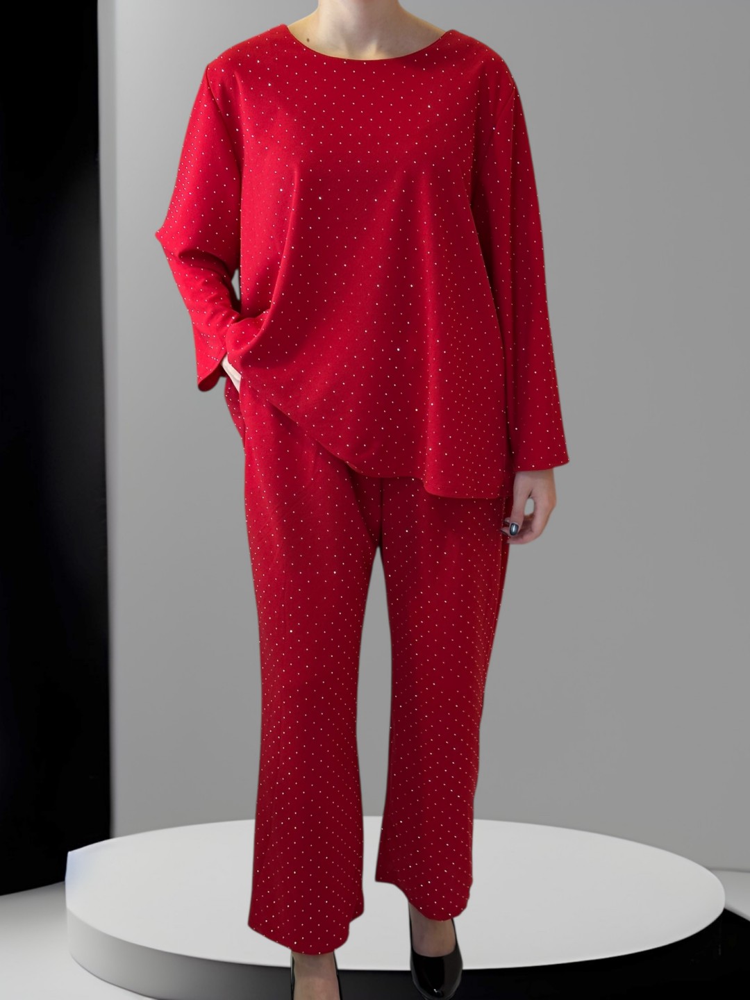 Luxury Σετ Στρας σε Κομψό Κρεπ Υλικό Luxury Σετ Στρας σε Κομψό Κρεπ Υλικό