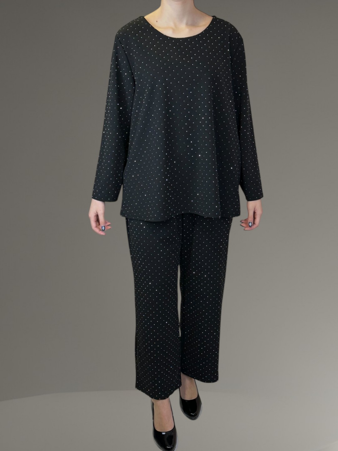 Luxury Σετ Στρας σε Κομψό Κρεπ Υλικό Luxury Σετ Στρας σε Κομψό Κρεπ Υλικό