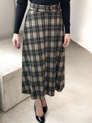 Stylish Καρό Κλος Φούστα για Κομψές Εμφανίσεις