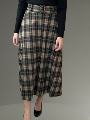 Stylish Καρό Κλος Φούστα για Κομψές Εμφανίσεις
