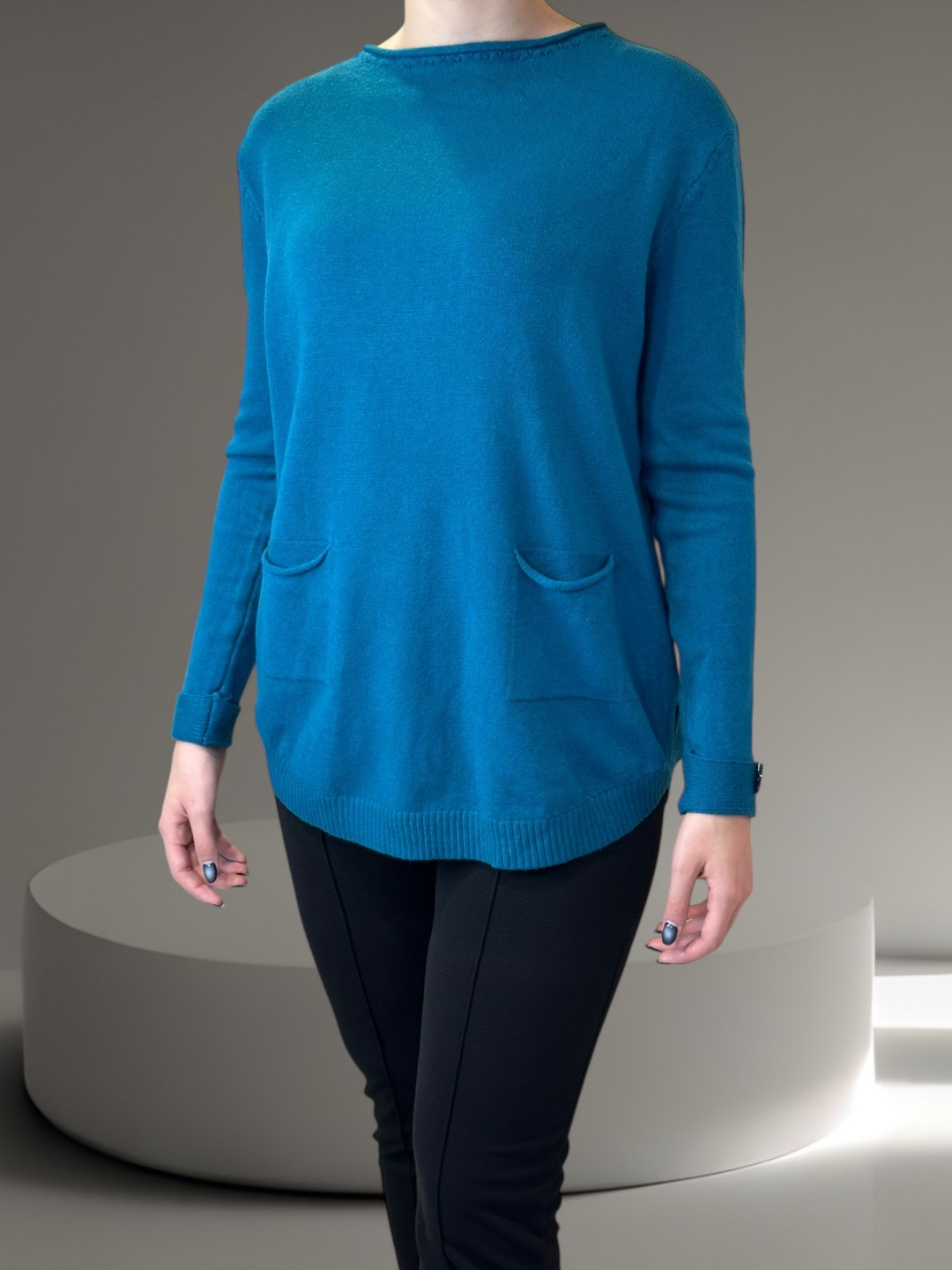 Πουλόβερ με Μπροστινή Τσέπη Πουλόβερ με Μπροστινή Τσέπη