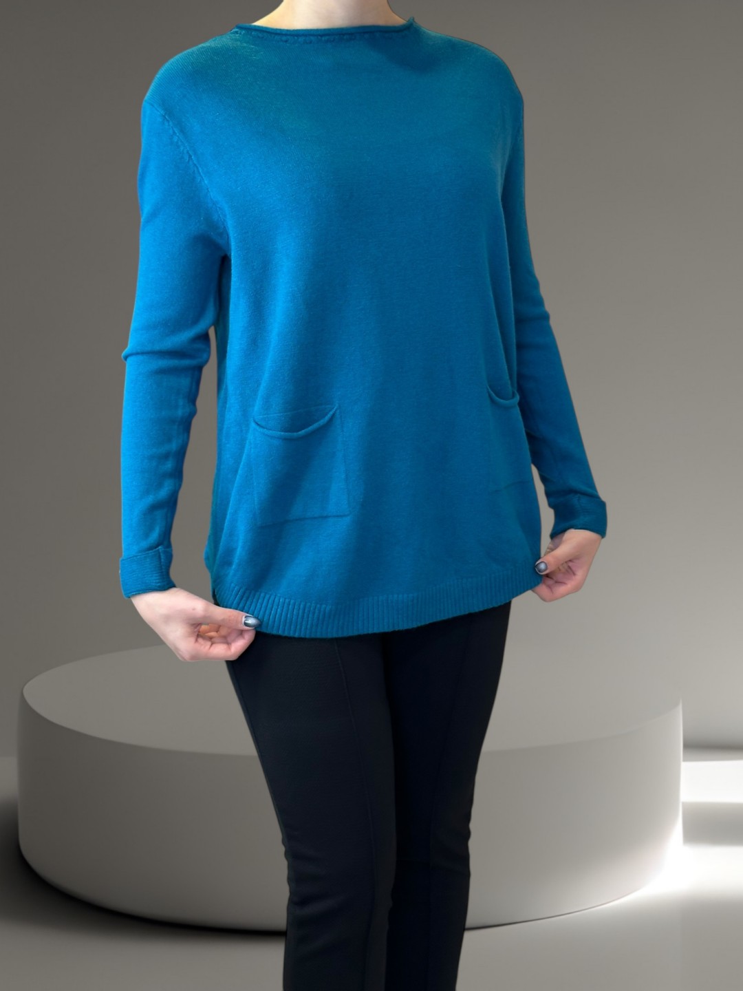 Πουλόβερ με Μπροστινή Τσέπη Πουλόβερ με Μπροστινή Τσέπη