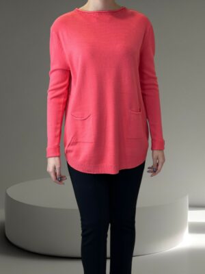 Πουλόβερ με Μπροστινή Τσέπη