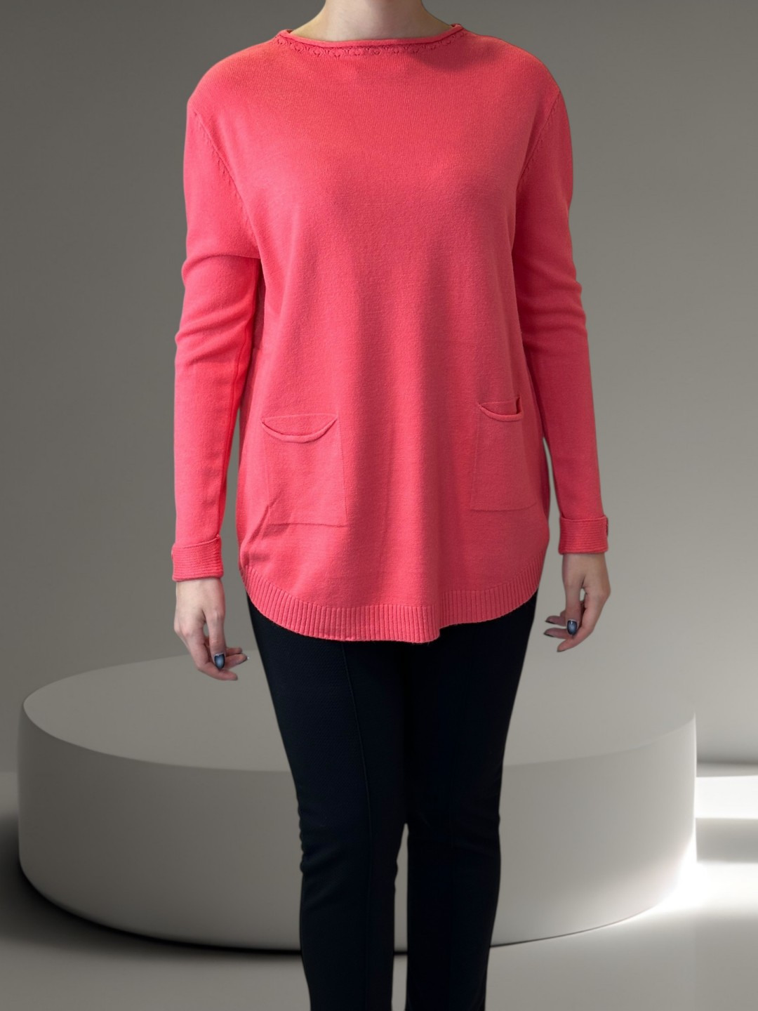 Πουλόβερ με Μπροστινή Τσέπη Πουλόβερ με Μπροστινή Τσέπη