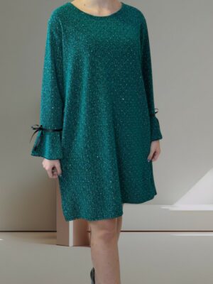 Luxe Φόρεμα με Μανίκια Που Ξεχωρίζουν