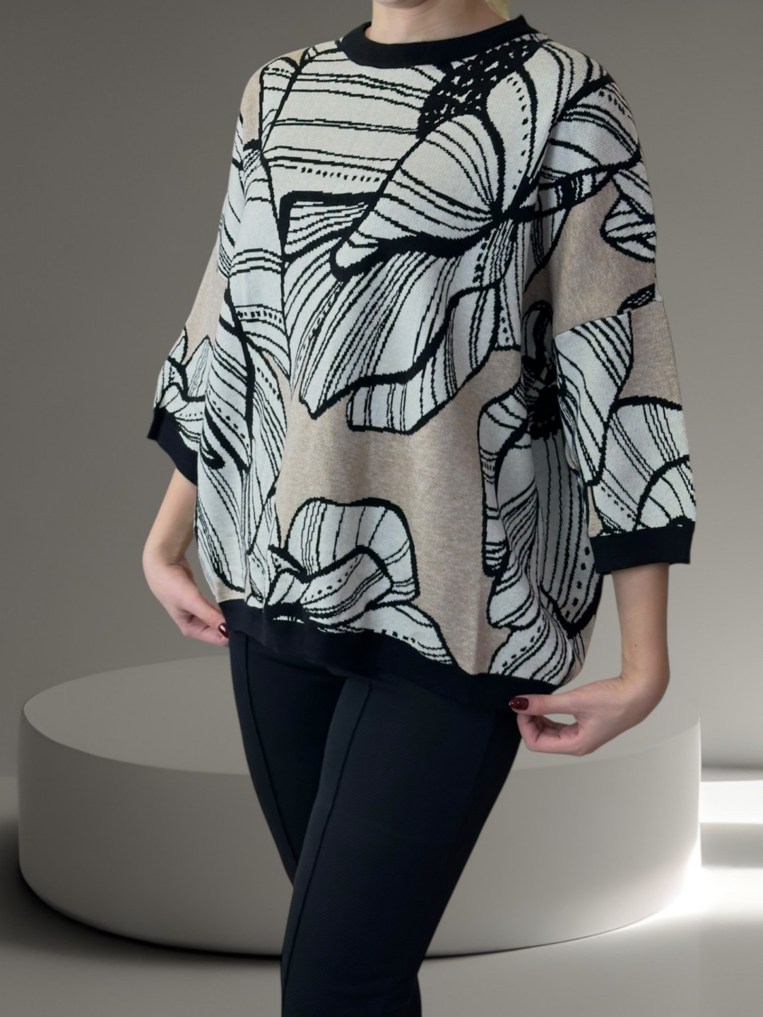 Chic Κοντομάνικο Πουλόβερ Chic Κοντομάνικο Πουλόβερ