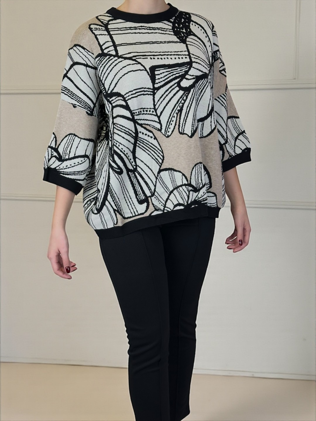 Chic Κοντομάνικο Πουλόβερ Chic Κοντομάνικο Πουλόβερ