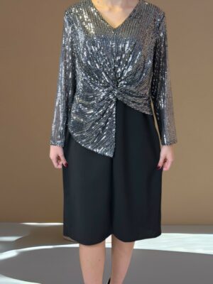 Φόρεμα Παγιέτας με Minimal Bottom