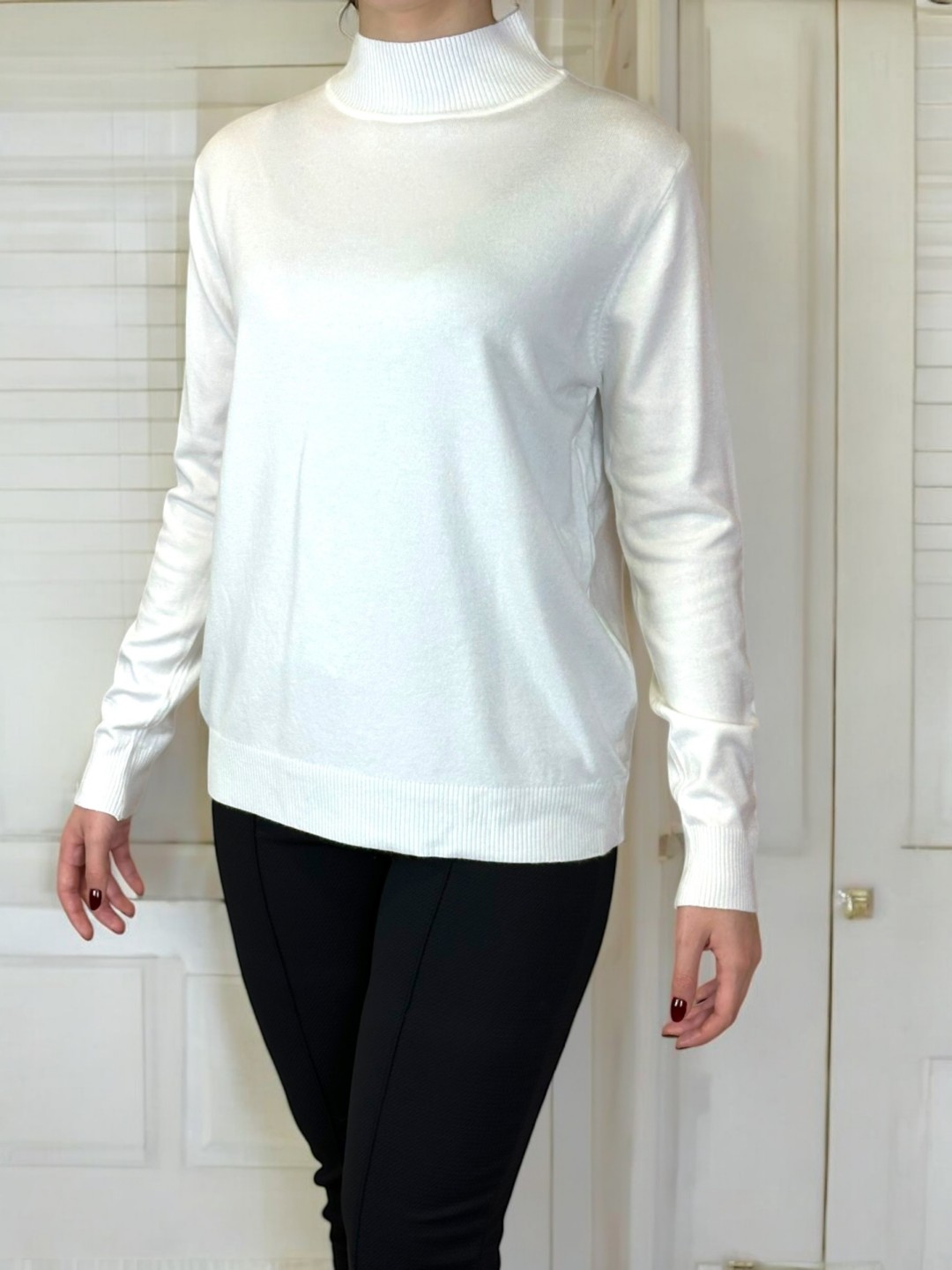 Soft Knit Top με Ήπιο Ζιβάγκο Soft Knit Top με Ήπιο Ζιβάγκο