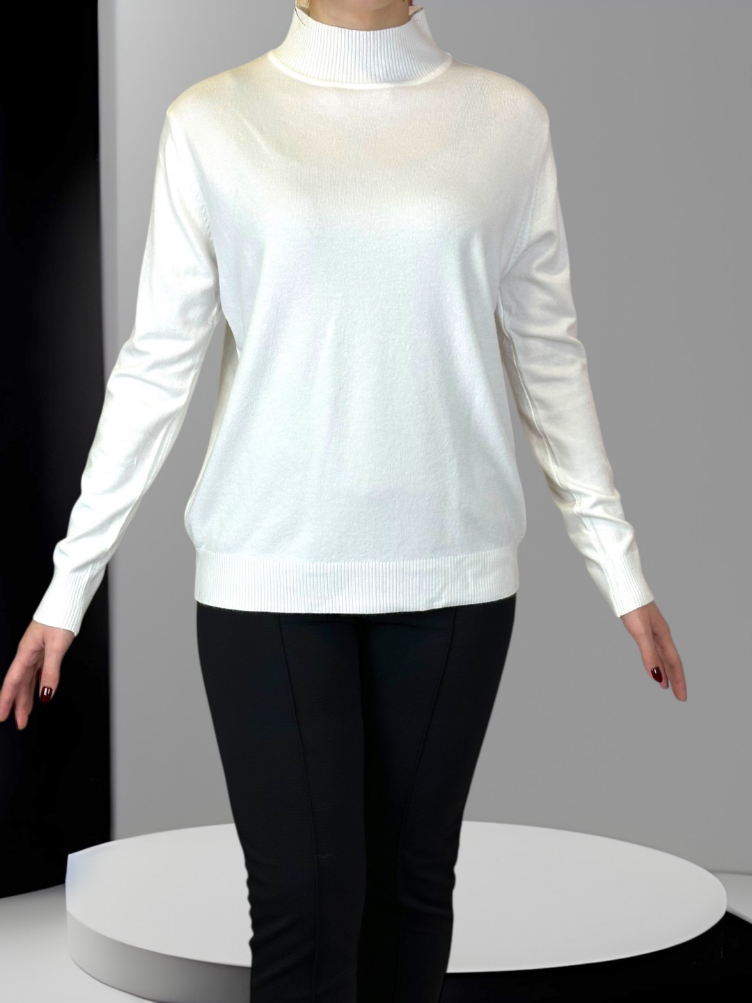 Soft Knit Top με Ήπιο Ζιβάγκο Soft Knit Top με Ήπιο Ζιβάγκο