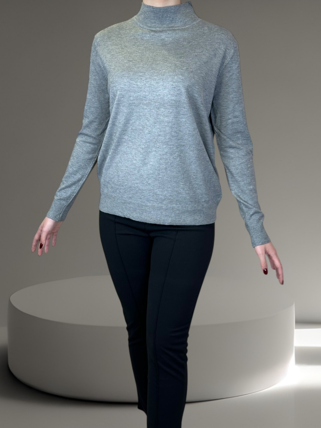 Soft Knit Top με Ήπιο Ζιβάγκο Soft Knit Top με Ήπιο Ζιβάγκο