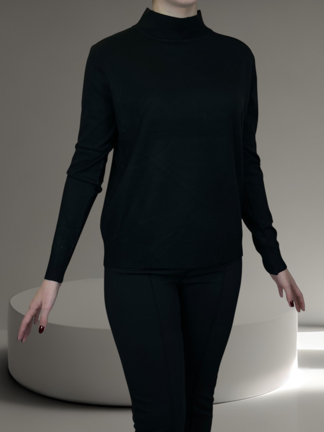 Soft Knit Top με Ήπιο Ζιβάγκο Soft Knit Top με Ήπιο Ζιβάγκο