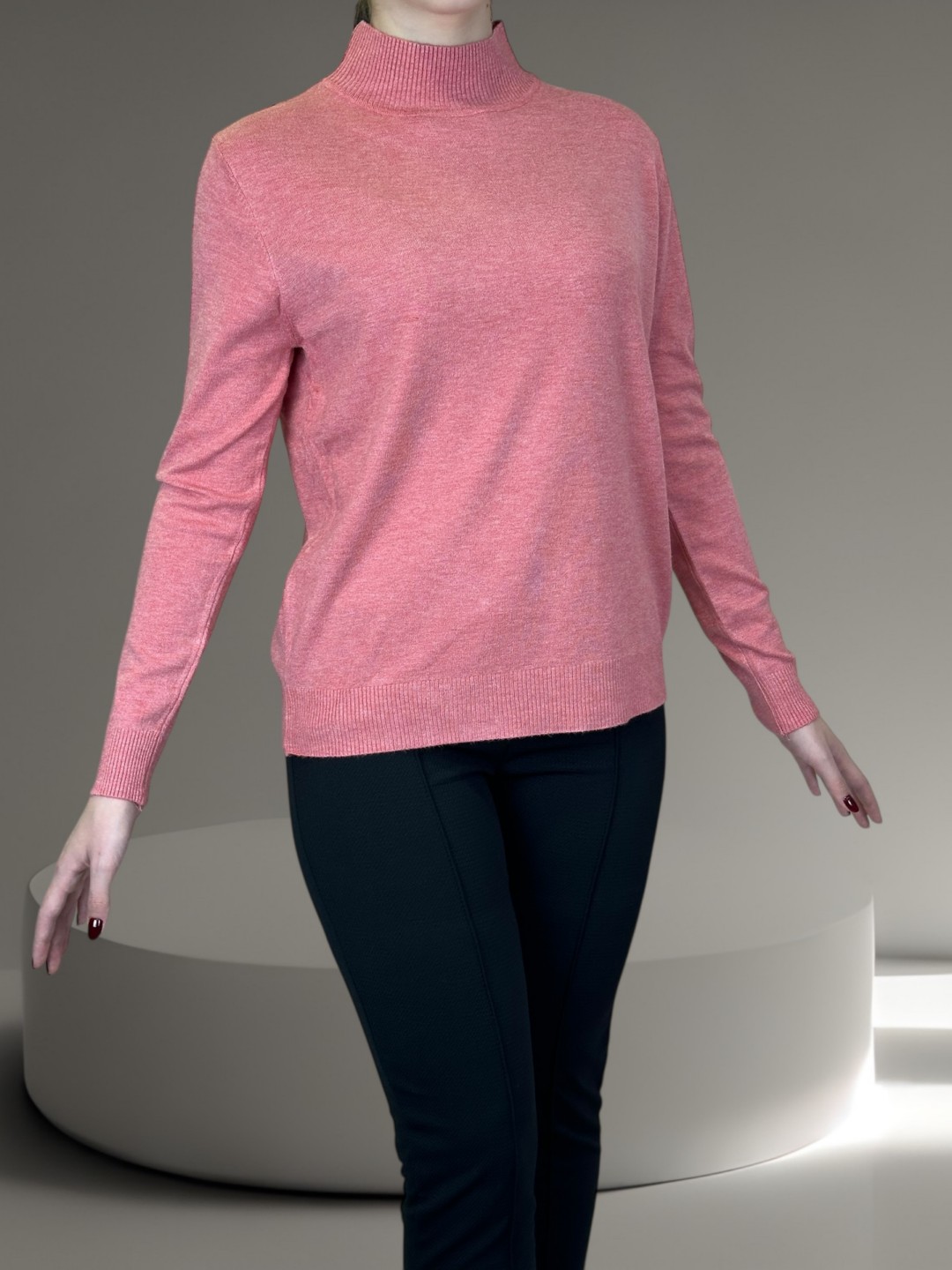 Soft Knit Top με Ήπιο Ζιβάγκο
