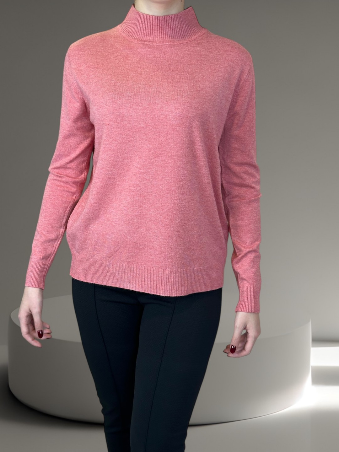 Soft Knit Top με Ήπιο Ζιβάγκο