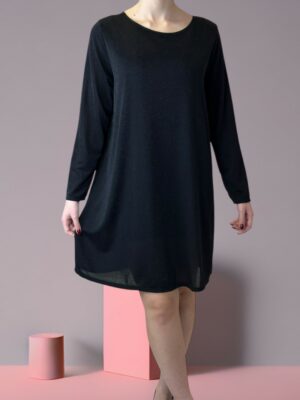 Lurex Φόρεμα με Δέσιμο Κορδέλα στο Πίσω Μέρος