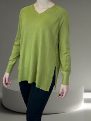 Απαλό Πουλόβερ με V Γραμμή