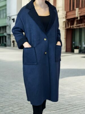 Παλτό-Ζακέτα με Εσωτερικό Προβατάκι