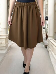 Άνετη Κρεπ Φούστα