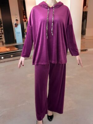 Σετ βελούδινο με εντυπωσιακές λεοπάρ λεπτομέρειες