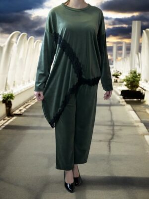 Elegant Ασύμμετρο Σετ με Εκλεπτυσμένη Δαντέλα