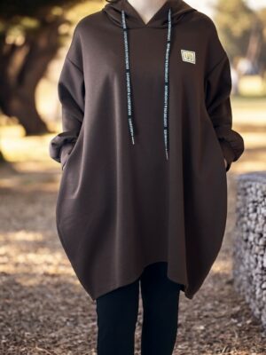 Urban Μακρύ Φούτερ σε Μαύρο