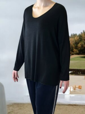 Πουλόβερ Basic με V Λαιμόκοψη