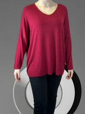 Πουλόβερ Basic με V Λαιμόκοψη