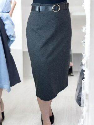 Shine Glam Φούστα με Λαμπερά Στρασάκια<br/><small class="dmm_sku">Κωδικός προϊόντος: 8866-γκρι</small>