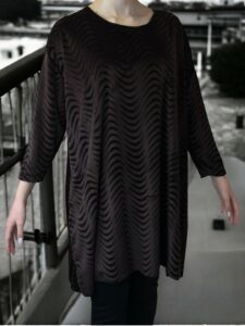 Βελούδινο Μπλουζοφόρεμα με Ιριδίζουσα Υφή