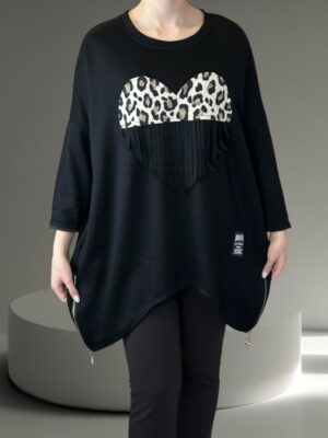 Γλυκιά μπλούζα με καρδούλα μπροστά