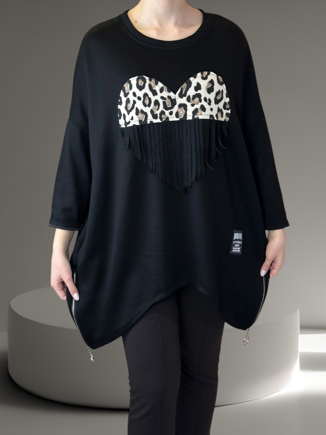 Γλυκιά μπλούζα με καρδούλα μπροστά