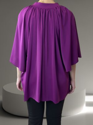 Πουκάμισο χαλαρής εφαρμογής με διακοσμητικά κορδόνια