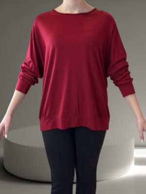 Γυναικεία κόκκινη μπλούζα καθημερινή