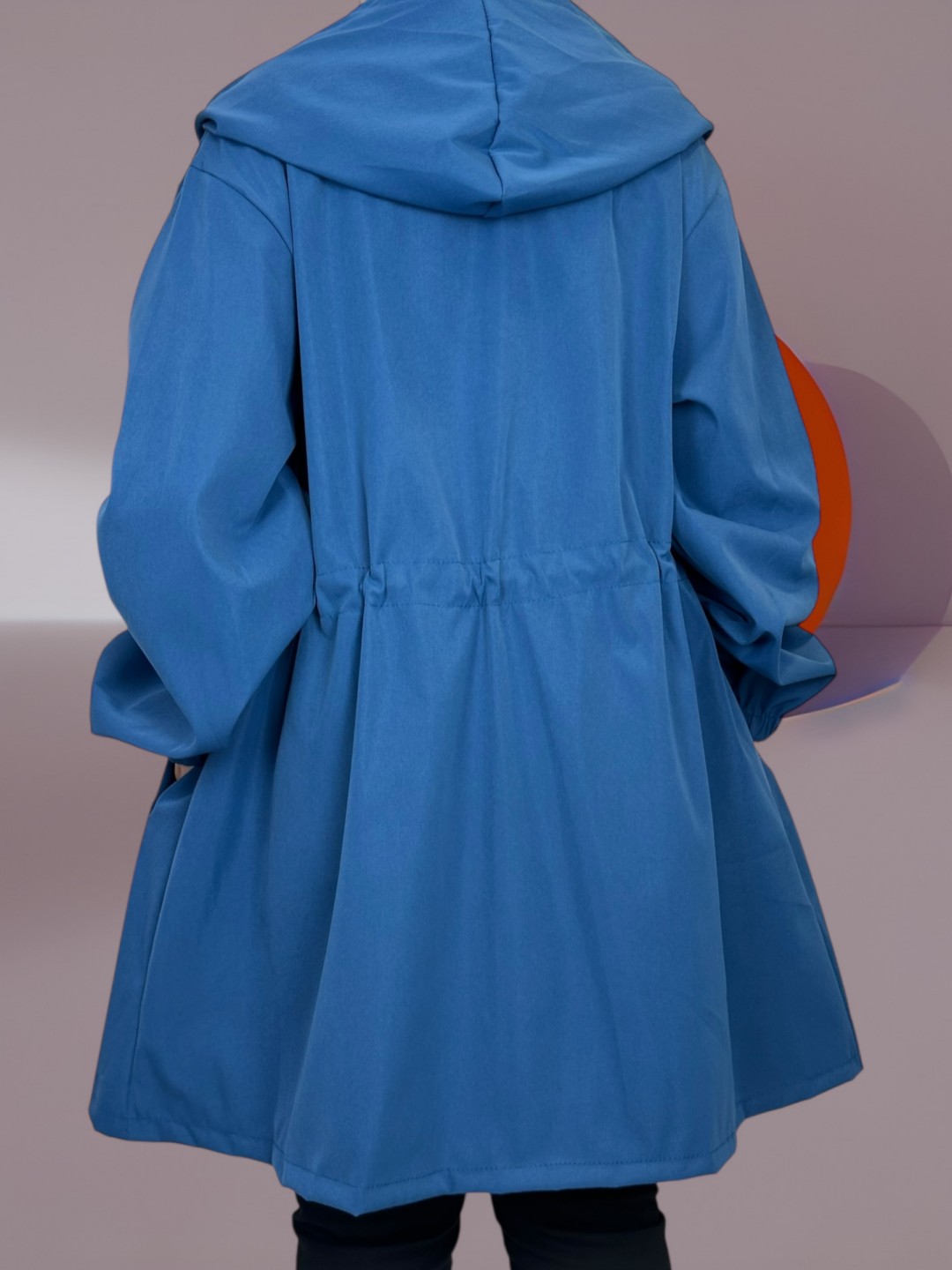 Casual Καπαρντίνα με Κουκούλα για Όλη Μέρα