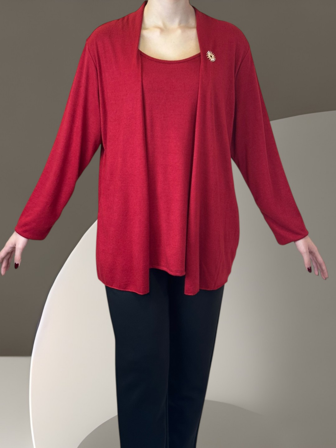 Μπλούζα-ζακέτα 2 σε 1