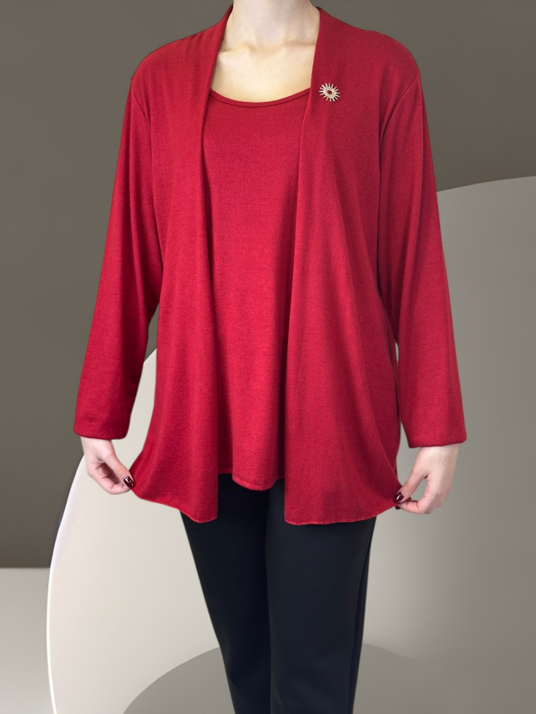 Μπλούζα-ζακέτα 2 σε 1