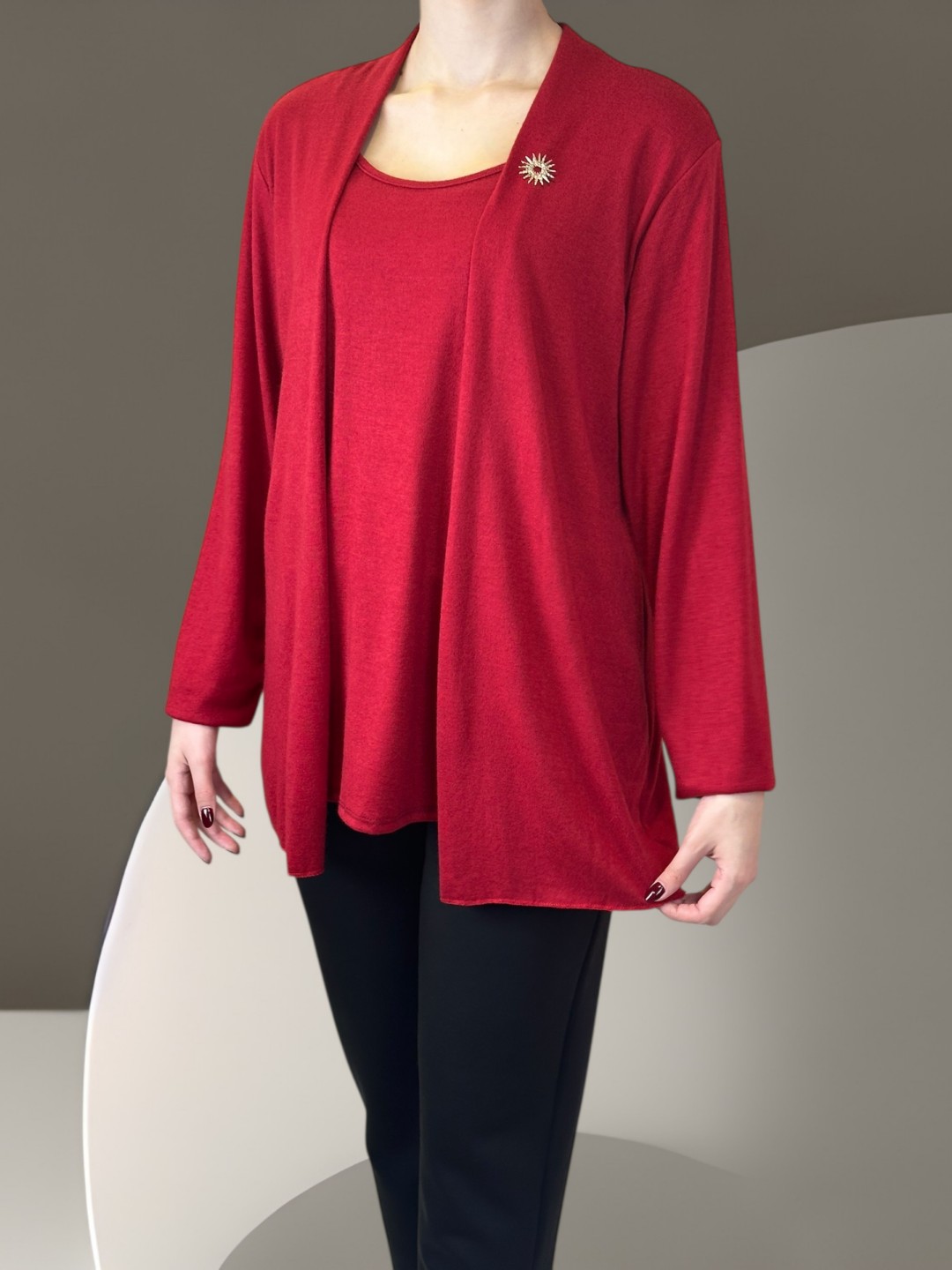 Μπλούζα-ζακέτα 2 σε 1